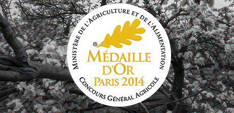Badge médaille d'or concours général agricole 2014